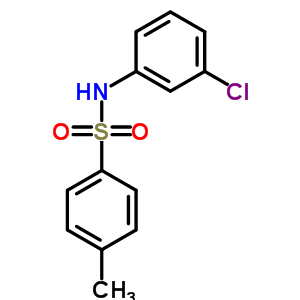 Benzenesulfonamide, n-(3-chlorophenyl)-4-methyl-Structure,19377-04-9Structure Benzenesulfonamide, n-(3-chlorophenyl)-4-methyl- Structure,19377-04-9Structure