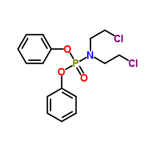 二苯基磷酸二(2-氯乙基)酰胺結(jié)構(gòu)式_1950-04-5結(jié)構(gòu)式