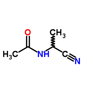 N-(1-氰基乙基)乙酰胺結(jié)構(gòu)式_19861-71-3結(jié)構(gòu)式