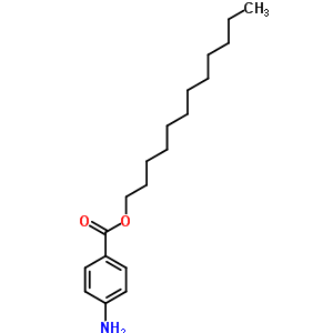 Benzoic acid, 4-amino-, dodecyl esterStructure,20043-94-1Structure Benzoic acid, 4-amino-, dodecyl ester Structure,20043-94-1Structure