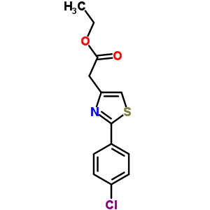 Ethyl 2-(2-(4-chlorophenyl)thiazol-4-yl)acetateStructure,20287-70-1Structure Ethyl 2-(2-(4-chlorophenyl)thiazol-4-yl)acetate Structure,20287-70-1Structure