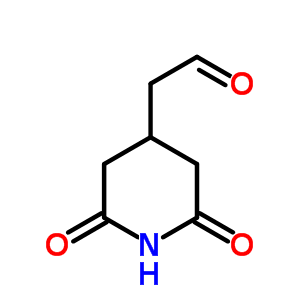3-(Formylmethyl)glutarimideStructure,2066-88-8Structure 3-(Formylmethyl)glutarimide Structure,2066-88-8Structure