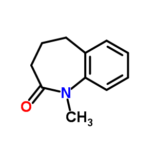 1,3,4,5-Tetrahydro-1-methyl-2h-1-benzazepin-2-one Structure,20678-82-4Structure