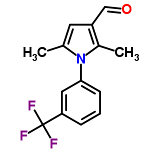 2,5-Dimethyl-1-(3-(trifluoromethyl)-phenyl)pyrrole-3-carboxaldehydeStructure,207233-99-6Structure 2,5-Dimethyl-1-(3-(trifluoromethyl)-phenyl)pyrrole-3-carboxaldehyde Structure,207233-99-6Structure