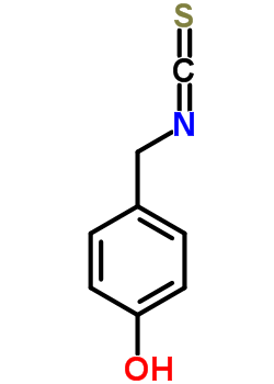 4-羥基異硫氰酸芐酯結(jié)構(gòu)式_2086-86-4結(jié)構(gòu)式