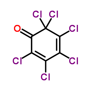 2,3,4,5,6,6-Hexachloro-2,4-cyclohexadien-1-oneStructure,21306-21-8Structure 2,3,4,5,6,6-Hexachloro-2,4-cyclohexadien-1-one Structure,21306-21-8Structure
