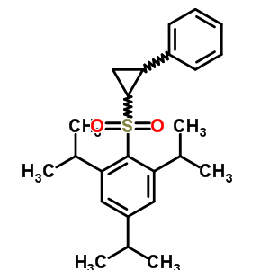 2-(2-Phenylcyclopropyl)sulfonyl-1,3,5-tripropan-2-yl-benzeneStructure,21309-04-6Structure 2-(2-Phenylcyclopropyl)sulfonyl-1,3,5-tripropan-2-yl-benzene Structure,21309-04-6Structure