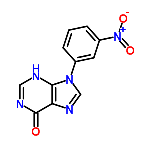 6H-purin-6-one,1,9-dihydro-9-(3-nitrophenyl)-Structure,21314-02-3Structure 6H-purin-6-one,1,9-dihydro-9-(3-nitrophenyl)- Structure,21314-02-3Structure