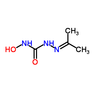 Hydrazinecarboxamide,n-hydroxy-2-(1-methylethylidene)-Structure,21520-80-9Structure Hydrazinecarboxamide,n-hydroxy-2-(1-methylethylidene)- Structure,21520-80-9Structure