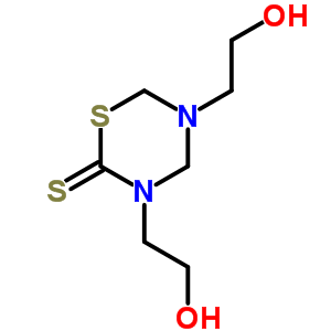 2H-1,3,5-thiadiazine-2-thione,tetrahydro-3,5-bis(2-hydroxyethyl)-Structure,21808-53-7Structure 2H-1,3,5-thiadiazine-2-thione,tetrahydro-3,5-bis(2-hydroxyethyl)- Structure,21808-53-7Structure