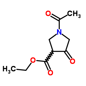 3-Pyrrolidinecarboxylicacid, 1-acetyl-4-oxo-, ethyl esterStructure,2181-33-1Structure 3-Pyrrolidinecarboxylicacid, 1-acetyl-4-oxo-, ethyl ester Structure,2181-33-1Structure