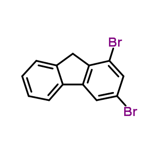 1,3-Dibromo-9h-fluoreneStructure,21878-90-0Structure 1,3-Dibromo-9h-fluorene Structure,21878-90-0Structure