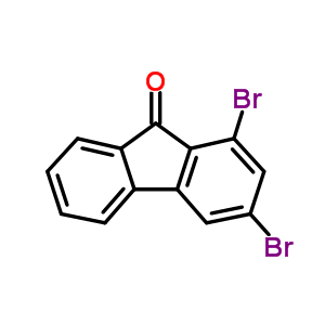 9H-fluoren-9-one,1,3-dibromo-Structure,21878-91-1Structure 9H-fluoren-9-one,1,3-dibromo- Structure,21878-91-1Structure