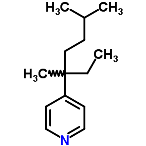 Pyridine,4-(1-ethyl-1,4-dimethylpentyl)-Structure,22241-64-1Structure Pyridine,4-(1-ethyl-1,4-dimethylpentyl)- Structure,22241-64-1Structure