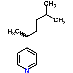 Pyridine,4-(1,4-dimethylpentyl)-Structure,22253-33-4Structure Pyridine,4-(1,4-dimethylpentyl)- Structure,22253-33-4Structure