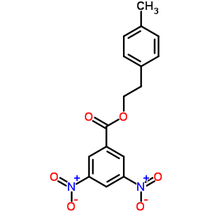 Benzeneethanol,4-methyl-, 1-(3,5-dinitrobenzoate)Structure,22545-18-2Structure Benzeneethanol,4-methyl-, 1-(3,5-dinitrobenzoate) Structure,22545-18-2Structure
