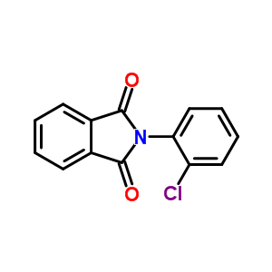 N-(2-氯苯基)鄰苯二甲酰亞胺結(jié)構(gòu)式_22698-95-9結(jié)構(gòu)式