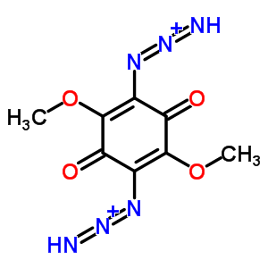2,5-Cyclohexadiene-1,4-dione,2,5-diazido-3,6-dimethoxy-Structure,22826-69-3Structure 2,5-Cyclohexadiene-1,4-dione,2,5-diazido-3,6-dimethoxy- Structure,22826-69-3Structure