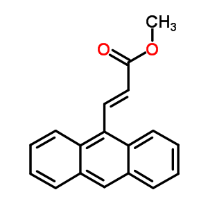 2-Propenoic acid,3-(9-anthracenyl)-, methyl ester, (2e)-Structure,22844-33-3Structure 2-Propenoic acid,3-(9-anthracenyl)-, methyl ester, (2e)- Structure,22844-33-3Structure