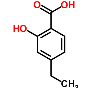 Benzoic acid,4-ethyl-2-hydroxy-Structure,22890-53-5Structure Benzoic acid,4-ethyl-2-hydroxy- Structure,22890-53-5Structure