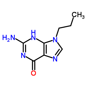 6H-purin-6-one,2-amino-1,9-dihydro-9-propyl-Structure,22917-85-7Structure 6H-purin-6-one,2-amino-1,9-dihydro-9-propyl- Structure,22917-85-7Structure