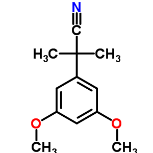 2-(3,5-Dimethoxy-phenyl)-2-methyl-propionitrileStructure,22972-63-0Structure 2-(3,5-Dimethoxy-phenyl)-2-methyl-propionitrile Structure,22972-63-0Structure