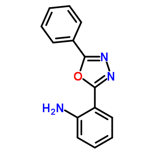 Benzenamine, 2-(5-phenyl-1,3,4-oxadiazol-2-yl)-Structure,23047-95-2Structure Benzenamine, 2-(5-phenyl-1,3,4-oxadiazol-2-yl)- Structure,23047-95-2Structure