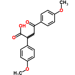 Benzenebutanoic acid,4-methoxy-a-(4-methoxyphenyl)-g-oxo-Structure,23073-09-8Structure Benzenebutanoic acid,4-methoxy-a-(4-methoxyphenyl)-g-oxo- Structure,23073-09-8Structure