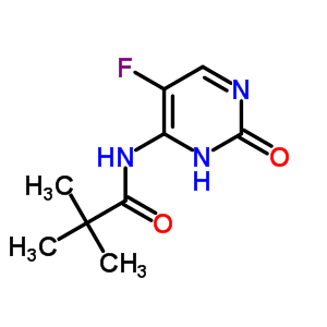 Propanamide,n-(5-fluoro-2,3-dihydro-2-oxo-4-pyrimidinyl)-2,2-dimethyl-Structure,2317-72-8Structure Propanamide,n-(5-fluoro-2,3-dihydro-2-oxo-4-pyrimidinyl)-2,2-dimethyl- Structure,2317-72-8Structure