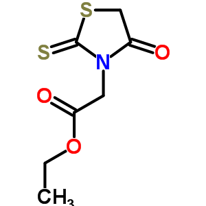 3-Thiazolidineaceticacid, 4-oxo-2-thioxo-, ethyl esterStructure,23176-01-4Structure 3-Thiazolidineaceticacid, 4-oxo-2-thioxo-, ethyl ester Structure,23176-01-4Structure