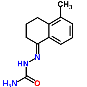 Hydrazinecarboxamide,2-(3,4-dihydro-5-methyl-1(2h)-naphthalenylidene)-Structure,23203-37-4Structure Hydrazinecarboxamide,2-(3,4-dihydro-5-methyl-1(2h)-naphthalenylidene)- Structure,23203-37-4Structure
