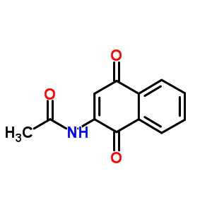 Acetamide,n-(1,4-dihydro-1,4-dioxo-2-naphthalenyl)-Structure,2348-74-5Structure Acetamide,n-(1,4-dihydro-1,4-dioxo-2-naphthalenyl)- Structure,2348-74-5Structure