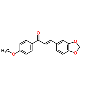 2-Propen-1-one,3-(1,3-benzodioxol-5-yl)-1-(4-methoxyphenyl)-Structure,2373-93-5Structure 2-Propen-1-one,3-(1,3-benzodioxol-5-yl)-1-(4-methoxyphenyl)- Structure,2373-93-5Structure
