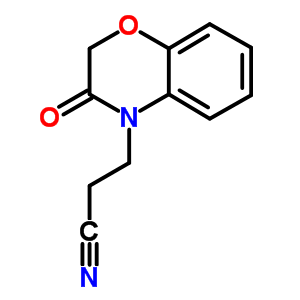 2,3-Dihydro-3-Oxo-4H-1,4-Benzoxazine-4-PropionitrileStructure,23866-12-8Structure 2,3-Dihydro-3-Oxo-4H-1,4-Benzoxazine-4-Propionitrile Structure,23866-12-8Structure