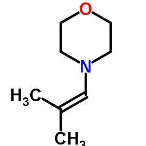 Morpholine,4-(2-methyl-1-propen-1-yl)-Structure,2403-55-6Structure Morpholine,4-(2-methyl-1-propen-1-yl)- Structure,2403-55-6Structure