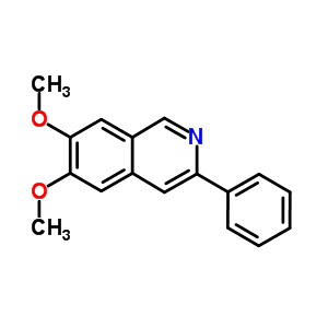 Isoquinoline,6,7-dimethoxy-3-phenyl-Structure,24285-10-7Structure Isoquinoline,6,7-dimethoxy-3-phenyl- Structure,24285-10-7Structure