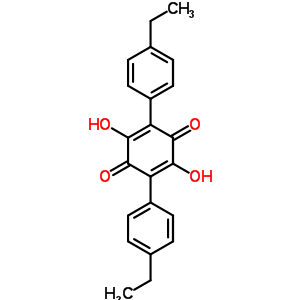 2,5-Cyclohexadiene-1,4-dione,2,5-bis(4-ethylphenyl)-3,6-dihydroxy-Structure,24909-18-0Structure 2,5-Cyclohexadiene-1,4-dione,2,5-bis(4-ethylphenyl)-3,6-dihydroxy- Structure,24909-18-0Structure