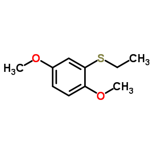 1,4-Dimethoxy-2-ethylthiobenzeneStructure,24920-39-6Structure 1,4-Dimethoxy-2-ethylthiobenzene Structure,24920-39-6Structure