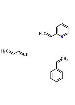 Butadiene-styrene-vinylpyridine latexStructure,25053-48-9Structure Butadiene-styrene-vinylpyridine latex Structure,25053-48-9Structure