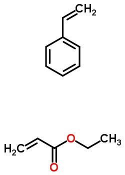 2-Propenoic acid, ethyl ester, polymer with ethenylbenzeneStructure,25066-97-1Structure 2-Propenoic acid, ethyl ester, polymer with ethenylbenzene Structure,25066-97-1Structure