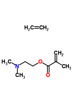 2-Methyl-2-propenoic acid 2-(dimethylamino)ethyl ester polymer with etheneStructure,25134-54-7Structure 2-Methyl-2-propenoic acid 2-(dimethylamino)ethyl ester polymer with ethene Structure,25134-54-7Structure