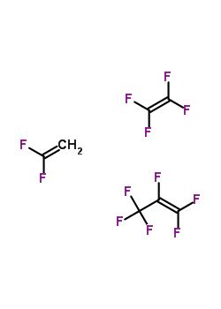 1,1,2,3,3,3-Hexafluoro-1-propene polymer with 1,1-difluoroethene and tetrafluoroetheneStructure,25190-89-0Structure 1,1,2,3,3,3-Hexafluoro-1-propene polymer with 1,1-difluoroethene and tetrafluoroethene Structure,25190-89-0Structure