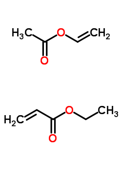 2-Propenoic acid, ethyl ester, polymer with ethenyl acetateStructure,25190-97-0Structure 2-Propenoic acid, ethyl ester, polymer with ethenyl acetate Structure,25190-97-0Structure