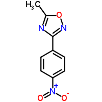 5-Methyl-3-(4-nitrophenyl)-1,2,4-oxadiazoleStructure,25283-96-9Structure 5-Methyl-3-(4-nitrophenyl)-1,2,4-oxadiazole Structure,25283-96-9Structure