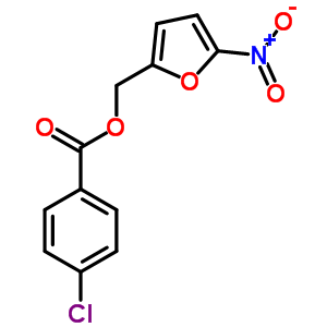 Benzoic acid,4-chloro-, (5-nitro-2-furanyl)methyl esterStructure,25294-78-4Structure Benzoic acid,4-chloro-, (5-nitro-2-furanyl)methyl ester Structure,25294-78-4Structure