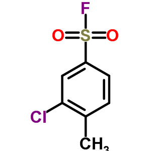 3-氯-4-甲基-苯磺酰氟結構式_25300-22-5結構式