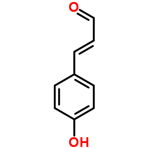 4-羥基肉桂醛結(jié)構(gòu)式_2538-87-6結(jié)構(gòu)式