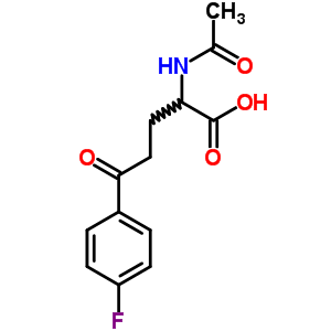 Benzenepentanoic acid, a-(acetylamino)-4-fluoro-d-oxo-Structure,2545-46-2Structure Benzenepentanoic acid, a-(acetylamino)-4-fluoro-d-oxo- Structure,2545-46-2Structure