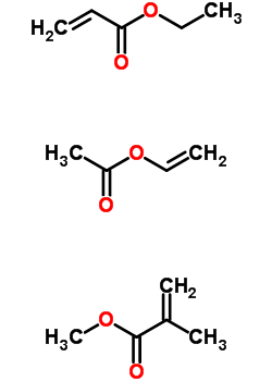 2-Methyl-2-propenoic acid methyl ester polymer with ethenyl acetate and ethyl 2-propenoateStructure,25767-84-4Structure 2-Methyl-2-propenoic acid methyl ester polymer with ethenyl acetate and ethyl 2-propenoate Structure,25767-84-4Structure