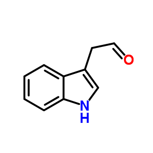 吲哚-3-乙醛結(jié)構(gòu)式_2591-98-2結(jié)構(gòu)式